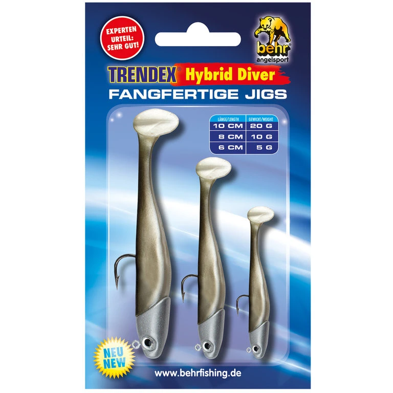 Behr Trendey Hybrid Diver - 3er Jigs 1 Behr Trendey Hybrid Diver - 3er Jigs