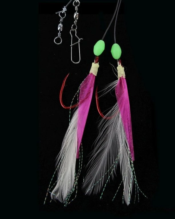 DEGA 2-Arm Meeresvorfach Mit Franzen Und Federn 1 DEGA 2-Arm Meeresvorfach Mit Franzen Und Federn