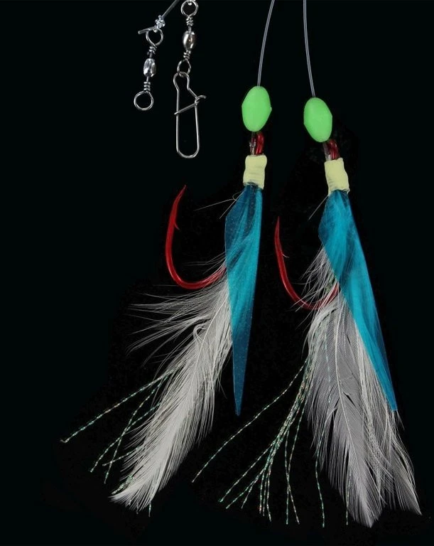 DEGA 2-Arm Meeresvorfach Mit Franzen Und Federn 3 DEGA 2-Arm Meeresvorfach Mit Franzen Und Federn – Bild 3