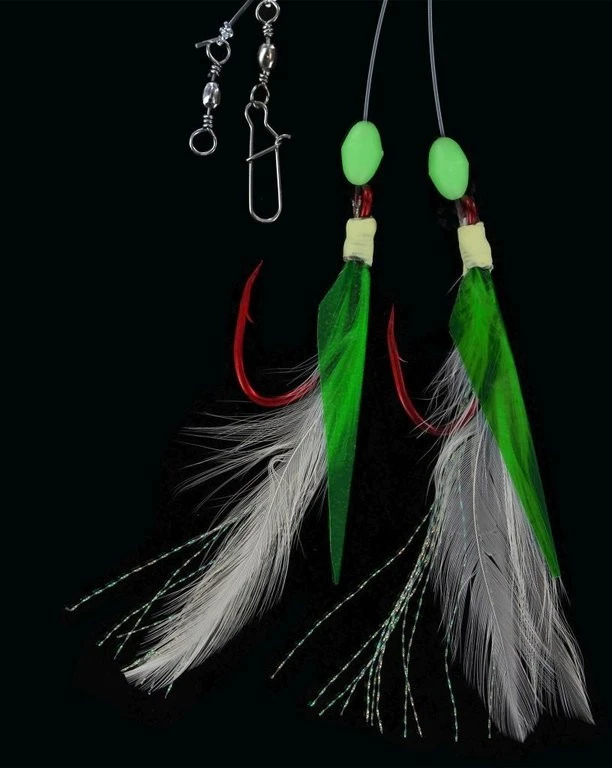 DEGA 2-Arm Meeresvorfach Mit Franzen Und Federn 4 DEGA 2-Arm Meeresvorfach Mit Franzen Und Federn – Bild 4