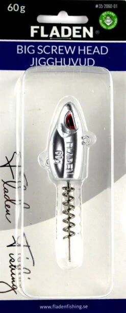 FLADEN Jig Head Mit Bait Screw -Angeln Serie Fladen Big Screw Head Silver 60goCpgxaU1guCTM 1280x1280