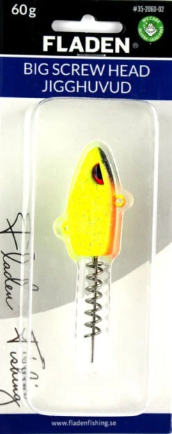 FLADEN Jig Head Mit Bait Screw -Angeln Serie Fladen Big Screw Head YellowR5Rm1wPohk5Ce 1280x1280
