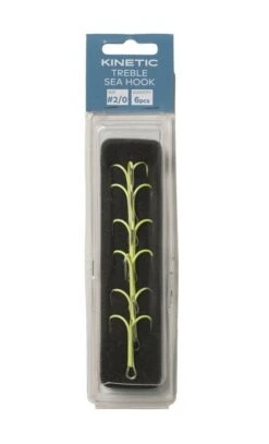 Kinetic Treble Sea Hook - Meeresdrilling Fluo 2x -Angeln Serie Kinetic Treble Sea 2x 1280x1280