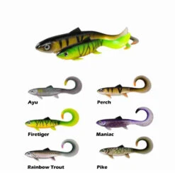 EFFZETT PIKE SEDUCER CURL TAIL - Loser Gummifisch 2er Pack -Angeln Serie Pike Seducer Curl Tail Farbcode 773485 1280x1280